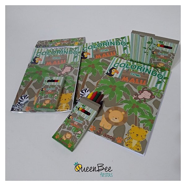 Livro de Colorir - Safari