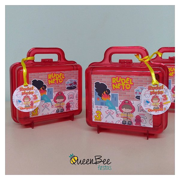 Maleta de Acrílico - Bombeiro