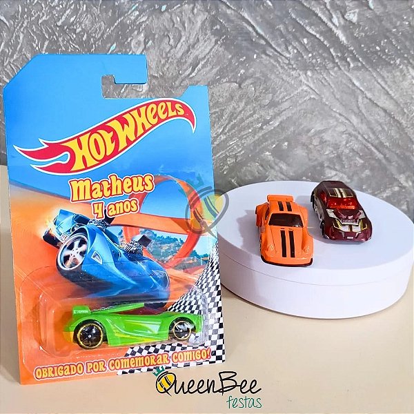 Carrinho Personalizado Replica Hot Wheels