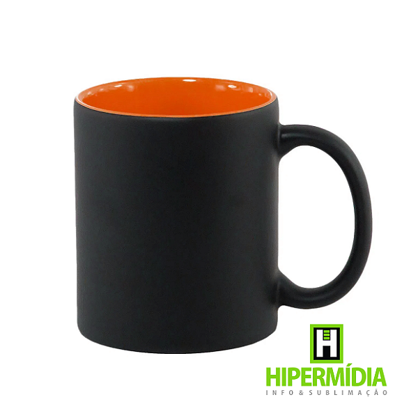Caneca Magica Fosca Interior Laranja 325ML
