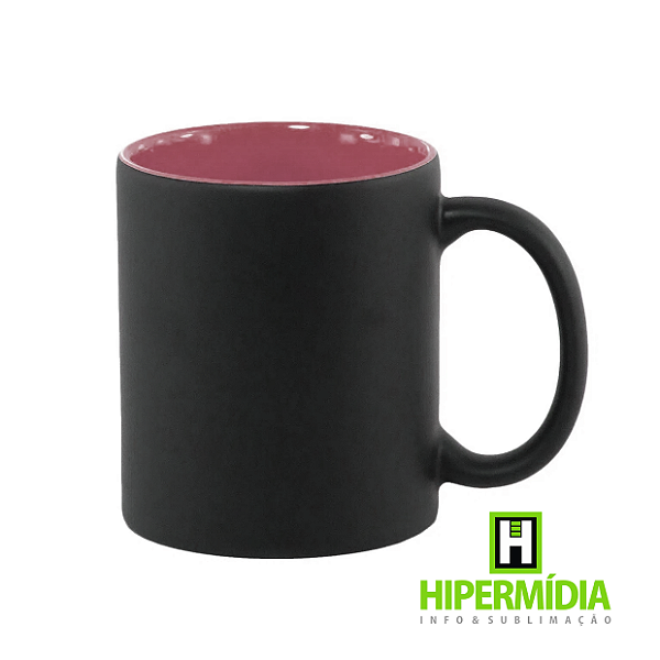 Caneca Magica Fosca Interior Rosa 325ML