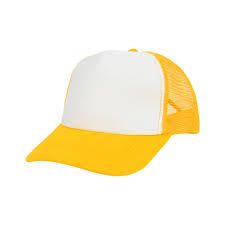 Bone Trucker Liso Amarelo p/ Sublimação