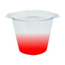 Balde de Gelo Jateado 5L Vermelho