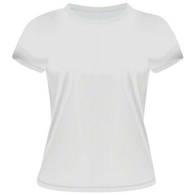 Camisa Baby Look Poliéster Branca TAM (GG) 10 UND