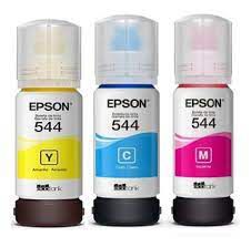 Kit 03 Refil Original Epson Color 544 para Impressoras EPSON