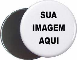Plaquinha de Imã para Sublimação Redondo 10 Unidades