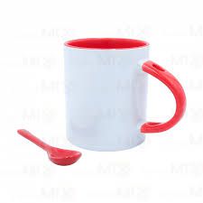 Caneca c/ Colher Vermelha