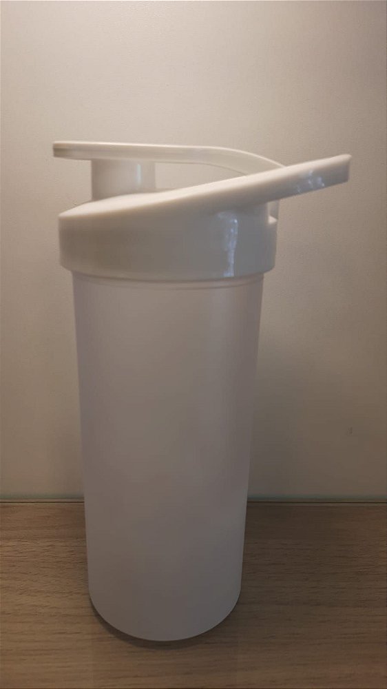 Squeeze Plastico Degradê Tampa Branco 500ml - Transfer Laser