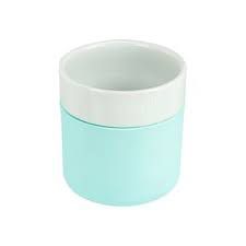 COPO PORCELANA C/ CAPA DE SILICONE VERDE