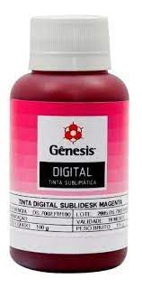 Tinta Sublimatica  Original Genesis Sublidesk 100ml - Vermelho