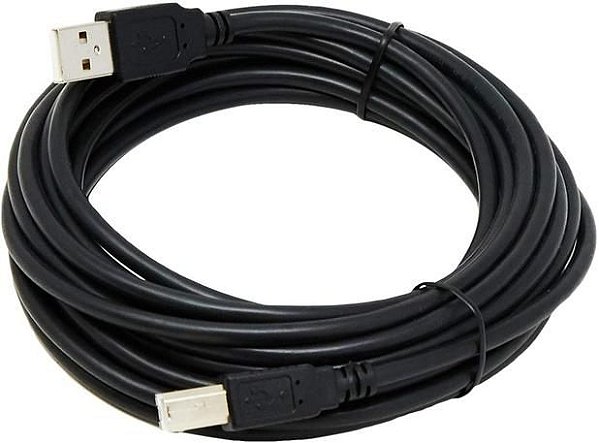 Cabo Para Impressora Multilaser A Macho x Usb Macho 3 Metros