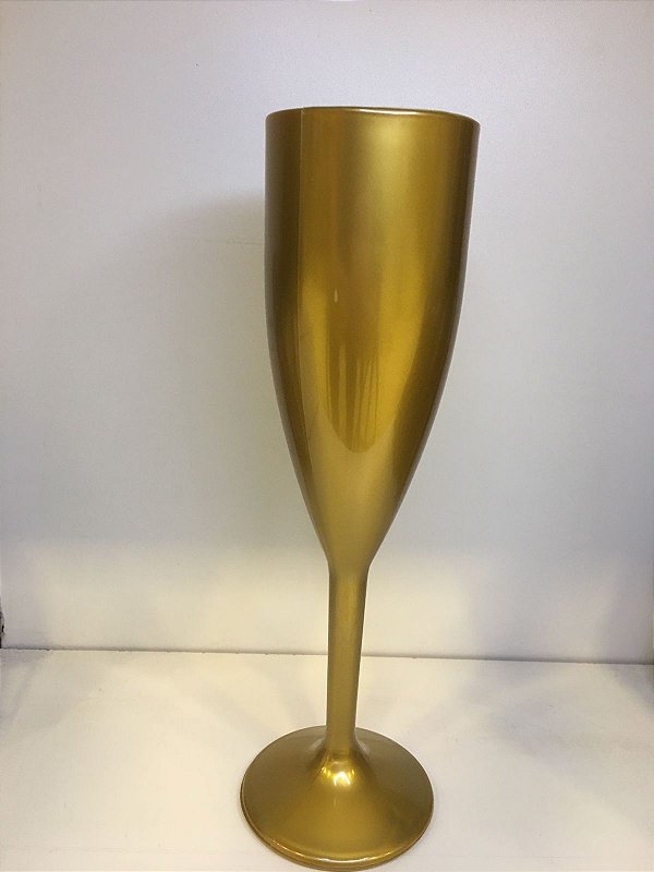 TAÇA CHAMPANHE PREMIUM DOURADA
