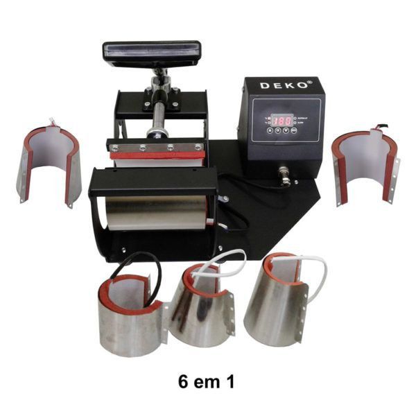 Prensa Térmica Deko de canecas   6x1 110v