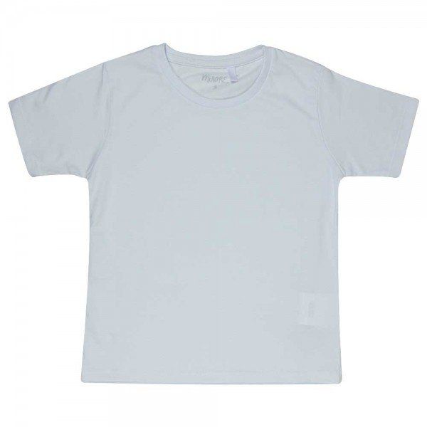 CAMISA INFANTIL  POLIESTER BRANCA  6 MESES