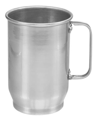 CANECA ALUMÍNIO 600 ML PRATA