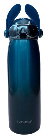 Garrafa Térmica 3d Crazy Dog 320ml Azul