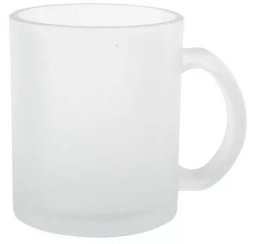 Caneca de Vidro Jateada 320ML
