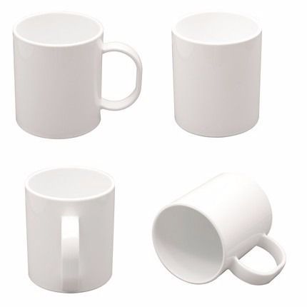 Caneca Polímero Resinada 325ml Sublimatica Importada