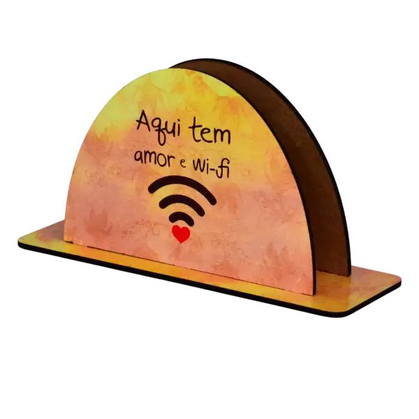 PORTA GUARDANAPO EM MDF