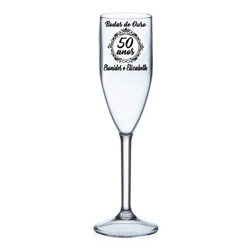 TAÇA VIDRO PARA CHAMPANHE TRANSPARENTE  183 ML