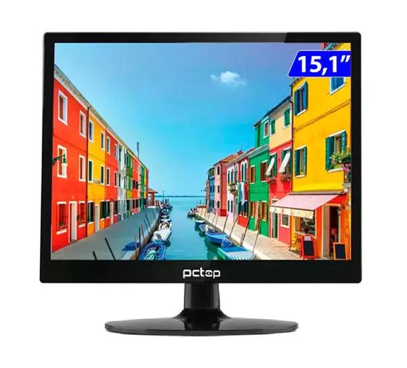 Monitor PCTop 15.1'' LED Hdmi/Vga