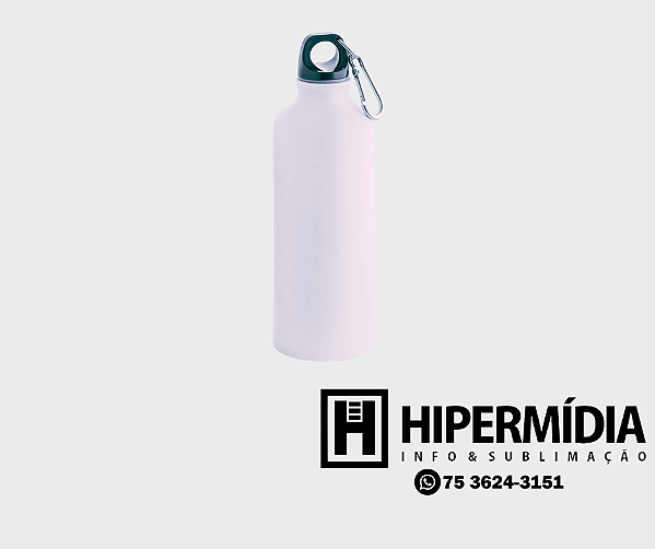 10 Squeeze para Sublimação Mosquetão Branco  600ml