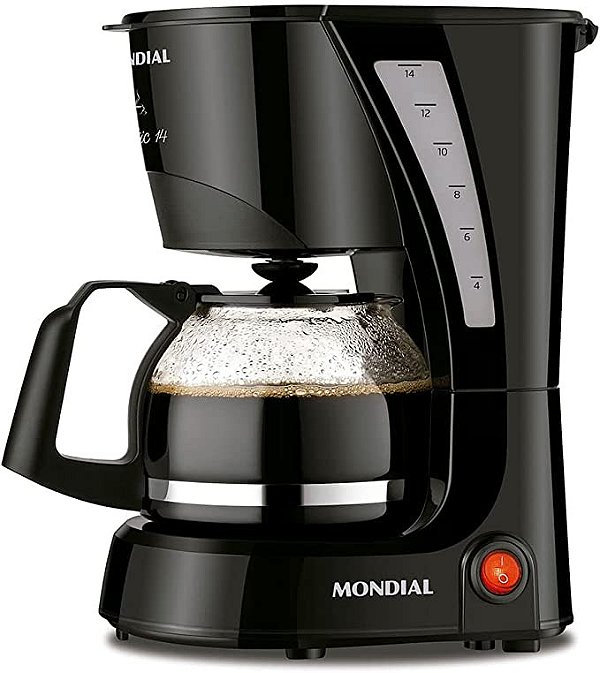 Cafeteira Elétrica Mondial, Pratic 17, 110V, Preto, 600W - NC-25