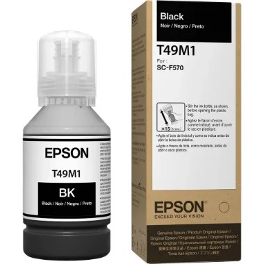 Refil Epson Sublimático Original T49M1 Black 140ml