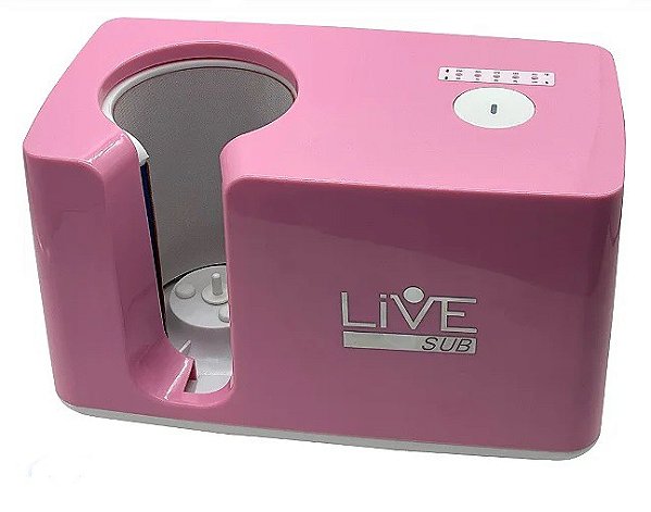 Prensa de Canecas LiveSub Easy Express Auto Open 110v - Rosa