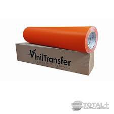 Filme De Recorte - Neon Laranja -Vinil Themocolante - 1m X 48cm - VINIL TRANSFER