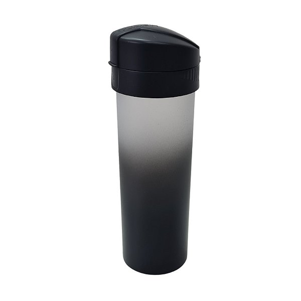 Garrafa Slim Fit Plástica Degradê Tampa Preta 540ml - Transfer Laser