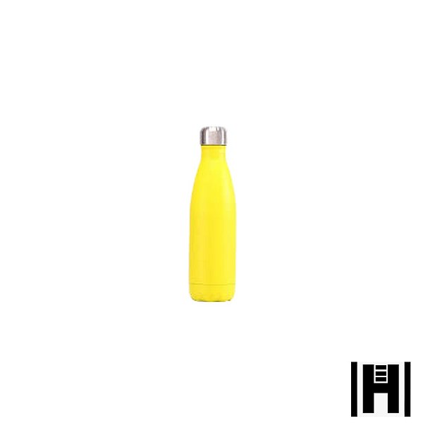 GARRAFA INOX COLA MATTE FOSCA - AMARELA