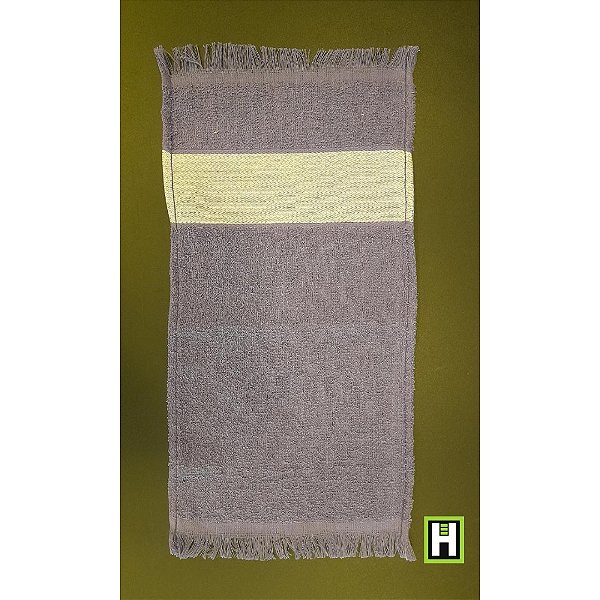 Toalha de Mão 23cm x 33cm c/ Franja na Cor Lilás para Sublimação