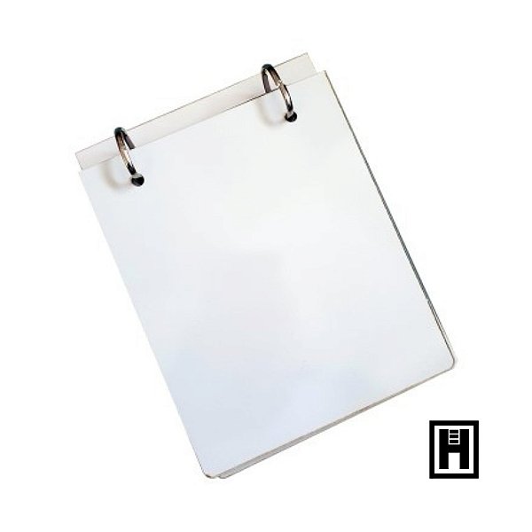 BLOCO DE ANOTAÇÕES DE MESA CAPA EM MDF - 150 FOLHAS
