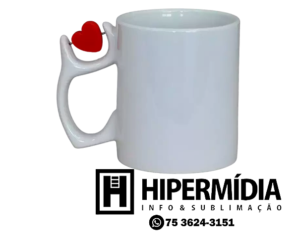 Caneca Alça Smile Coração
