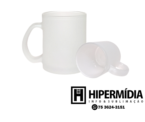 Caneca Chopp Vidro Jateada SUBLIME - 325ml