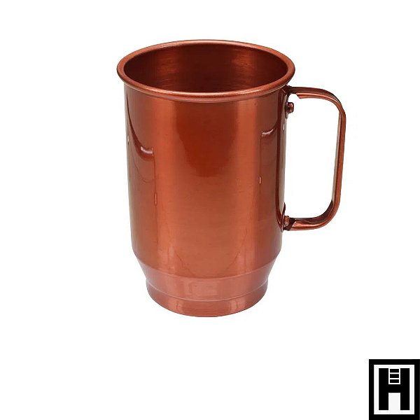 CANECA ALUMÍNIO 600 ML COBRE