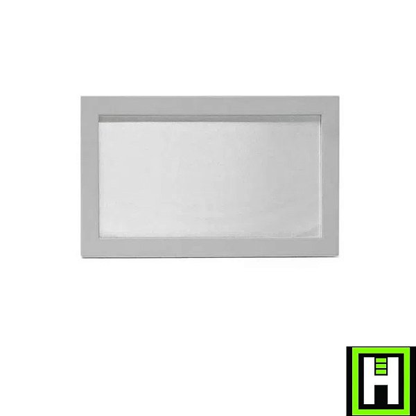 KIT MOLDURA MDF PRATA 10X19