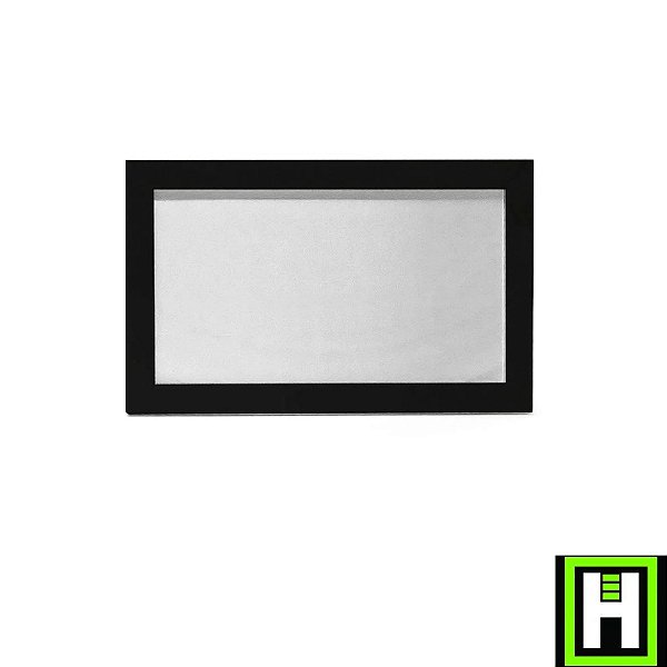 KIT MOLDURA MDF PRETO 10X19