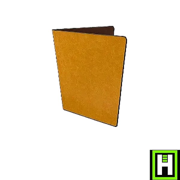 ALBUM DE ALUMINIO AMARELO 20X30 16 PÁGINAS