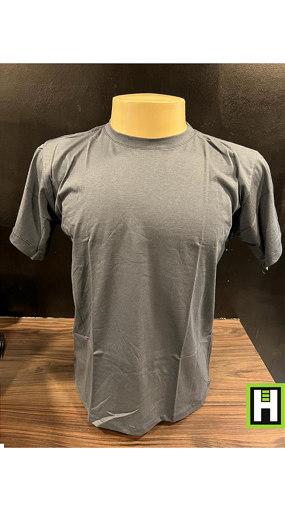 CAMISA ALGODÃO GRAFITE TAM M