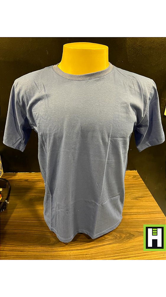 CAMISA ALGODÃO AZUL TAM M