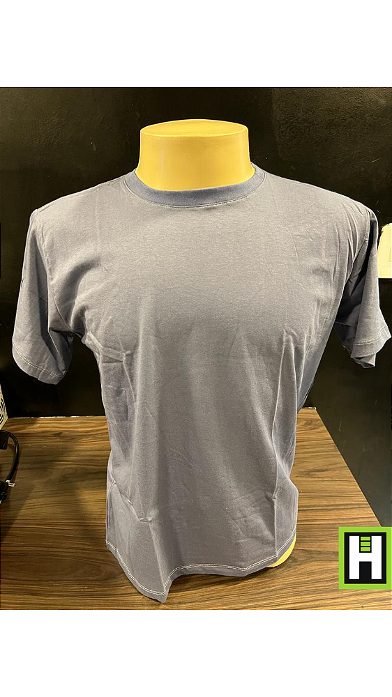 CAMISA ALGODÃO CINZA TAM M