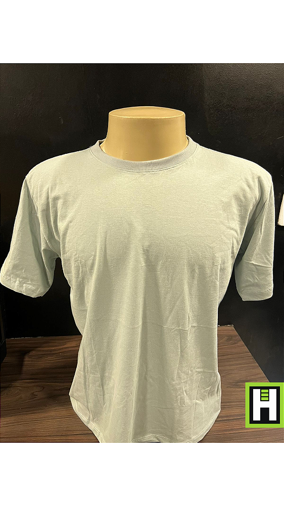 CAMISA ALGODÃO VERDE CLARO TAM G