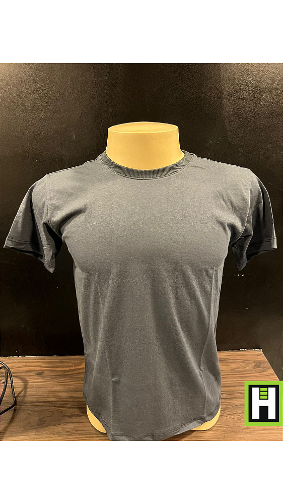 CAMISA ALGODÃO GRAFITE TAM 16 ANOS