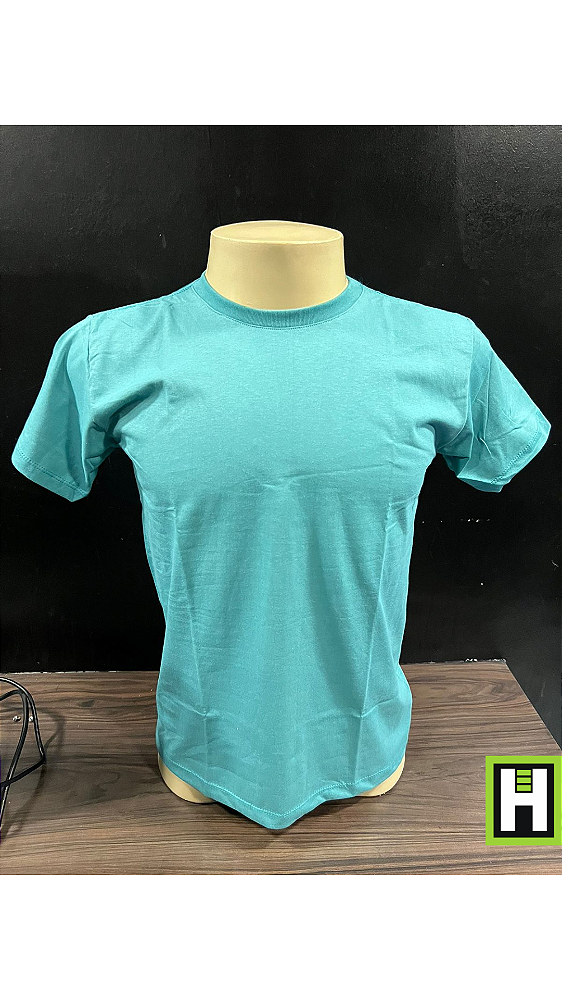 CAMISA ALGODÃO VERDE TAM 16 ANOS