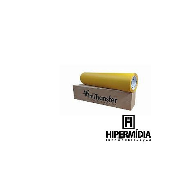 Filme De Recorte - Amarelo -Vinil Transfer - Themocolante - 1m X 48cm - VINIL TRANSFER