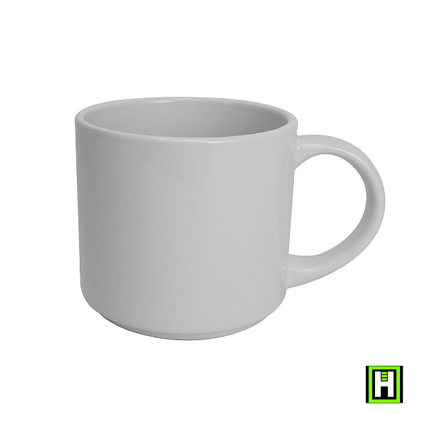 Caneca Porcelana Branca Bucks 400ML