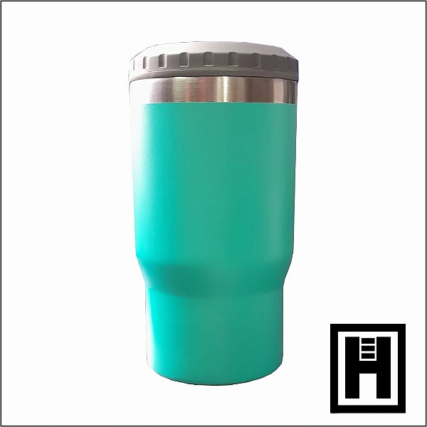 COPO TERM METAL 420ml 3x1 AZUL CLARO