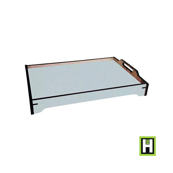 Bandeja em MDF Sublimático 20x30x6cm